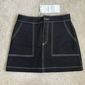 Zara Black Mini Skirt
